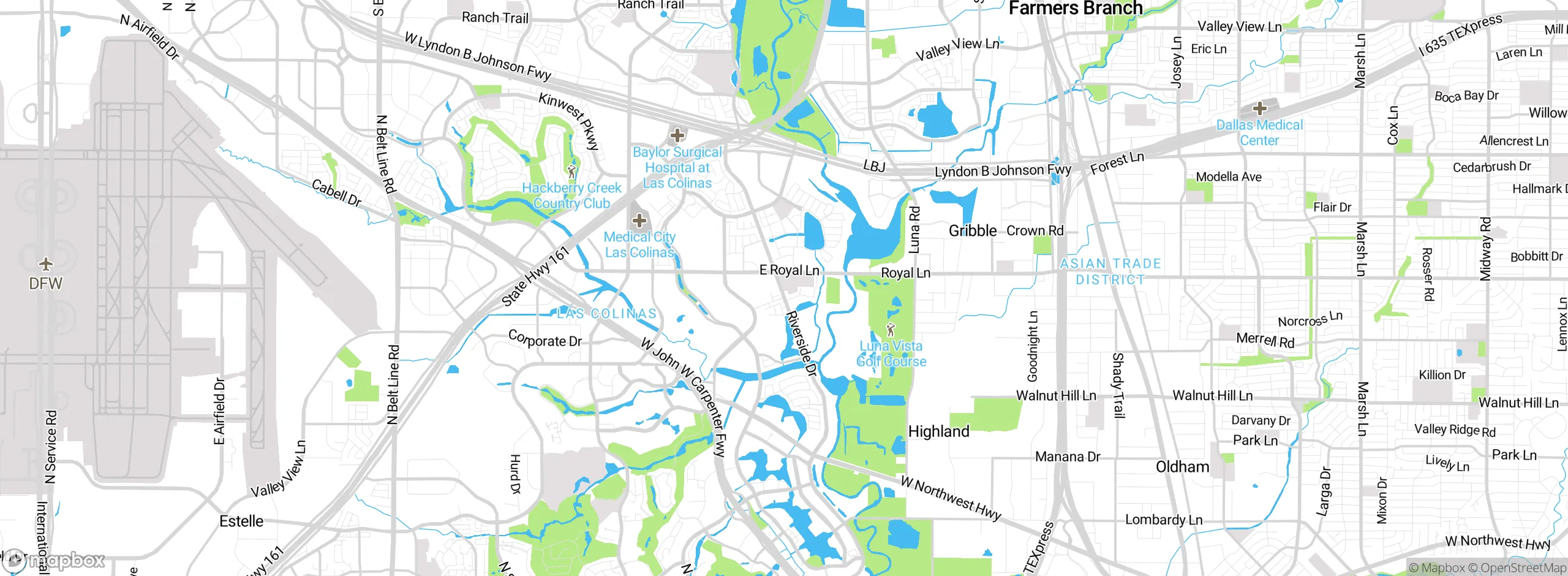 Map showing approximate location