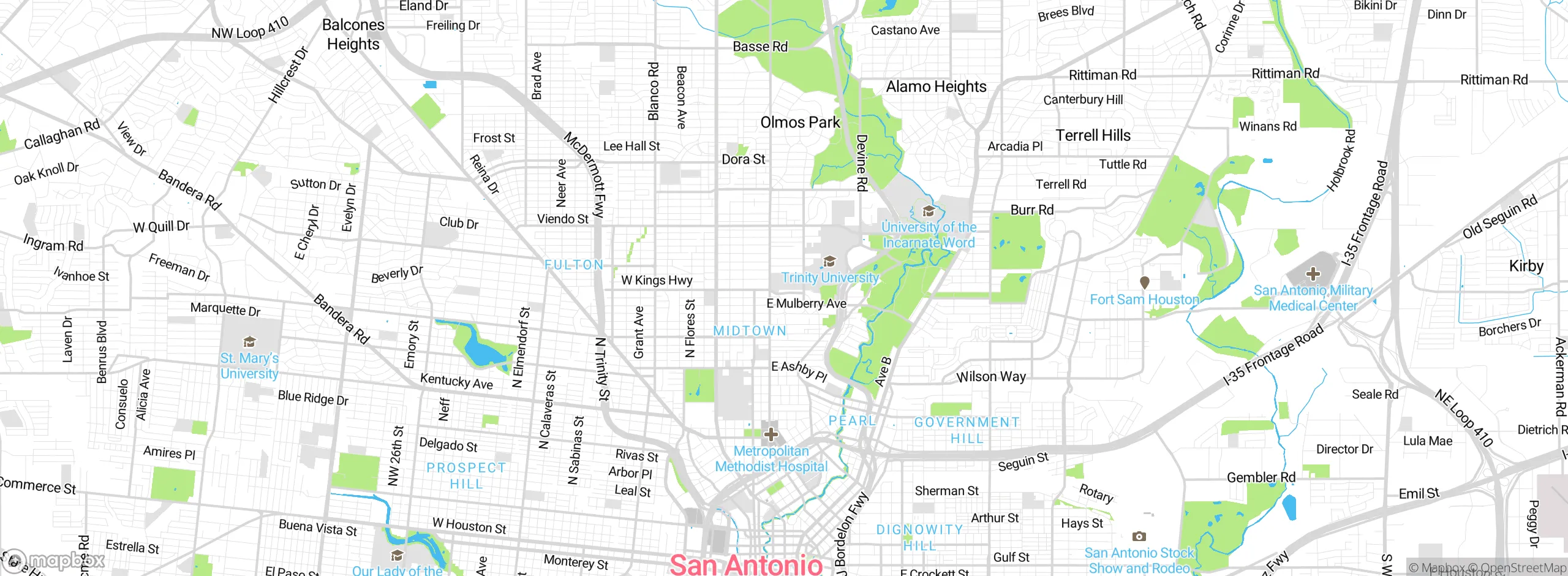 Map showing approximate location