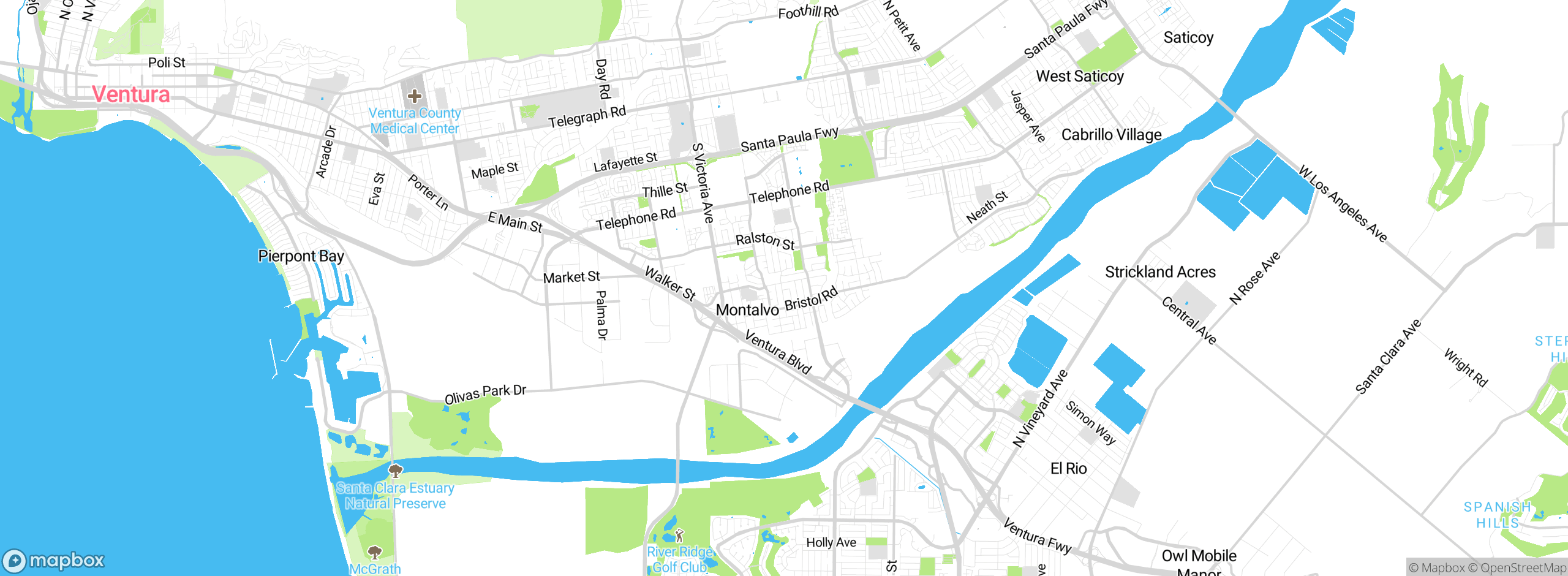 Map showing approximate location