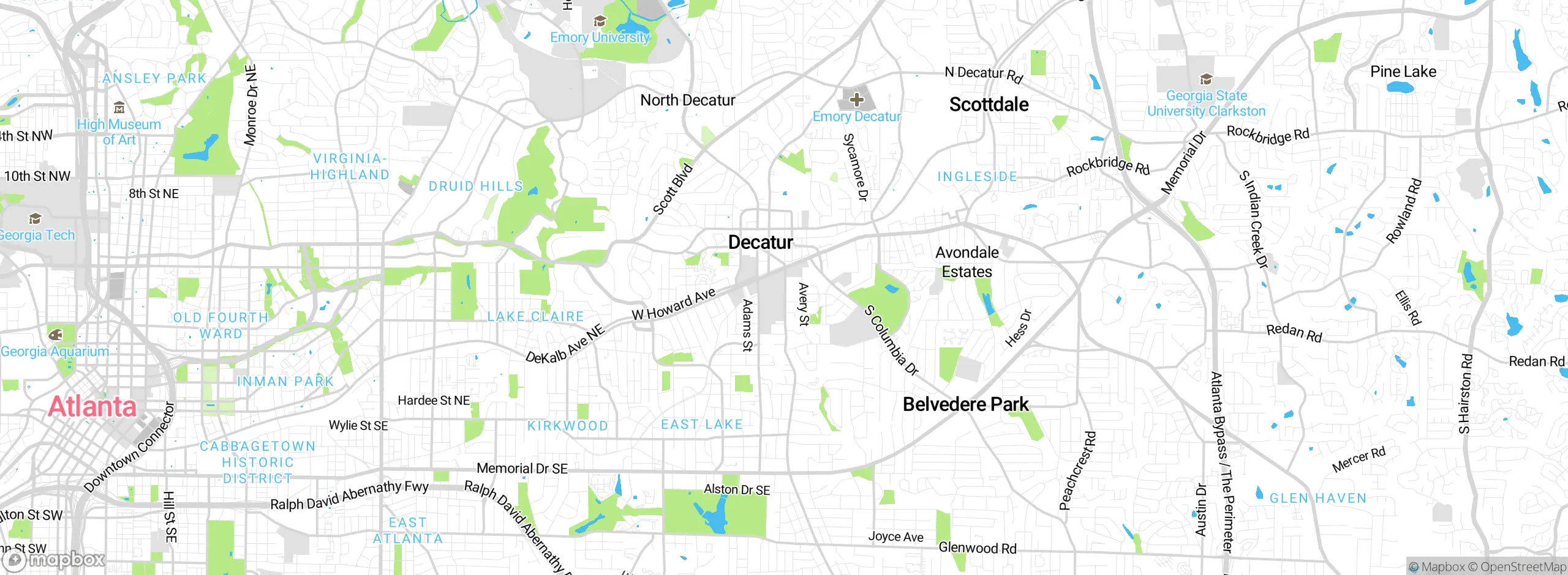 Map showing approximate location