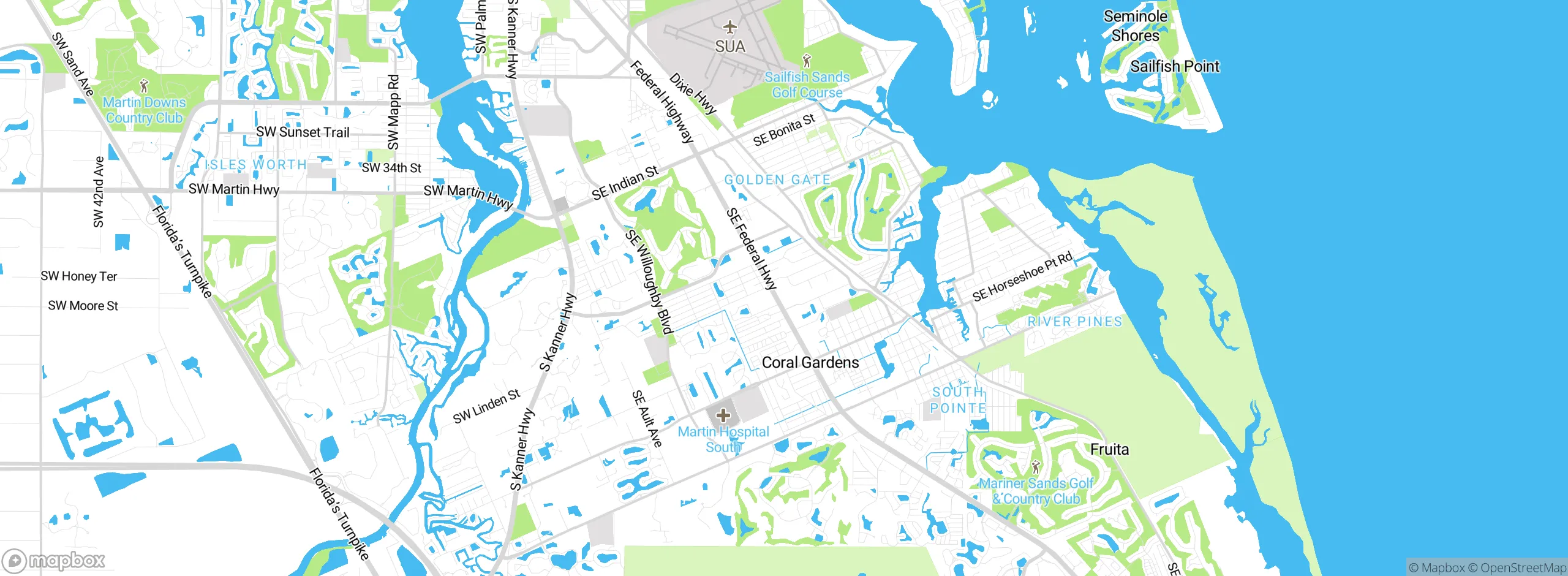 Map showing approximate location