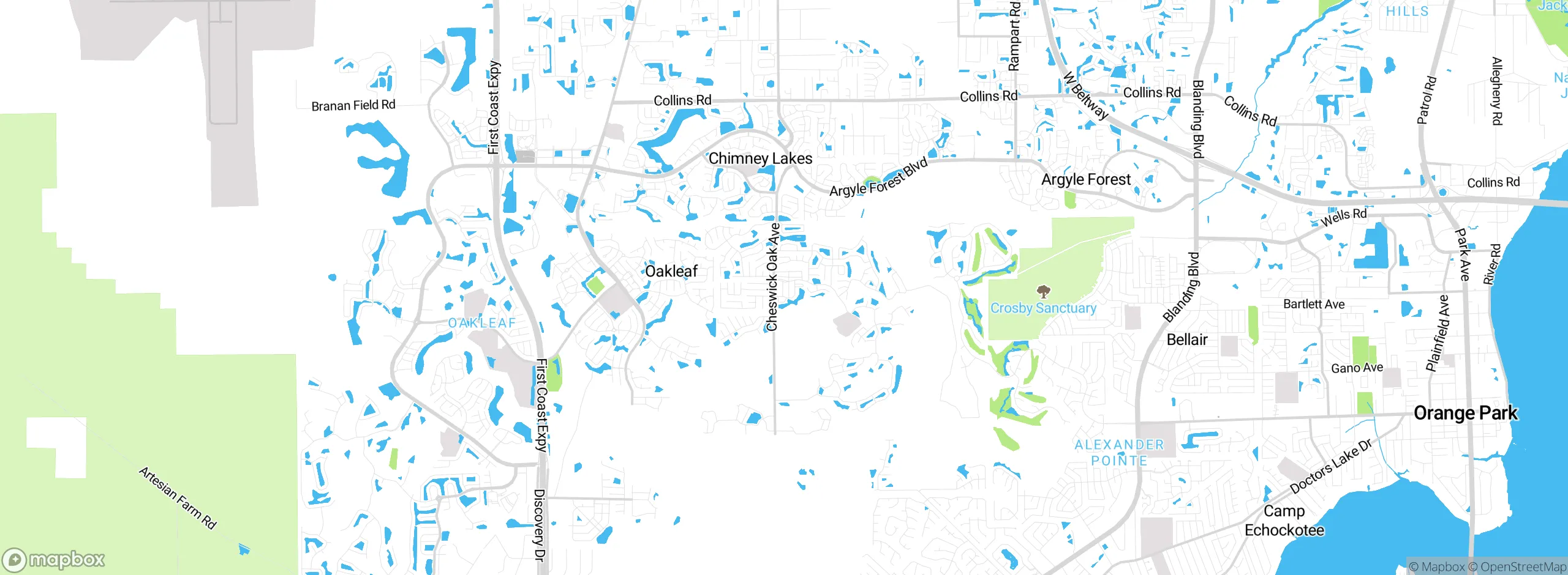 Map showing approximate location