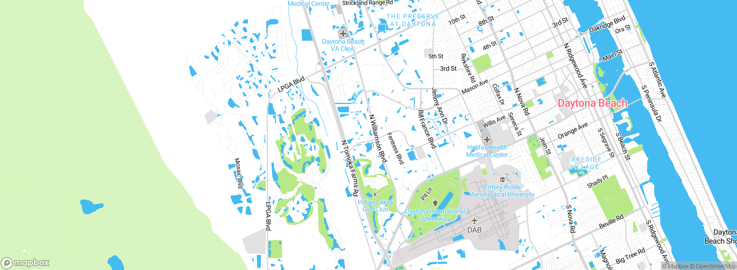 Map showing approximate location