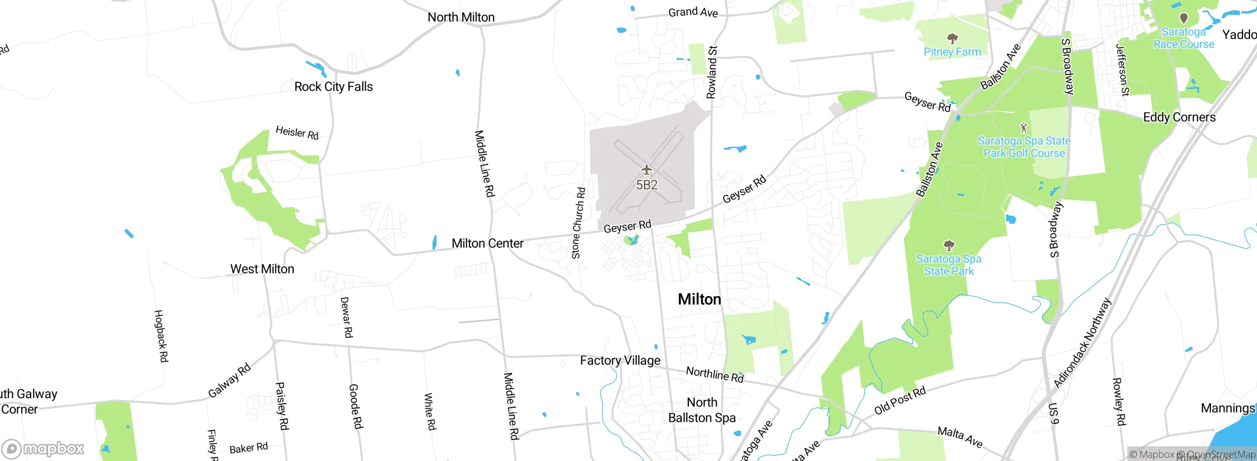 Map showing approximate location