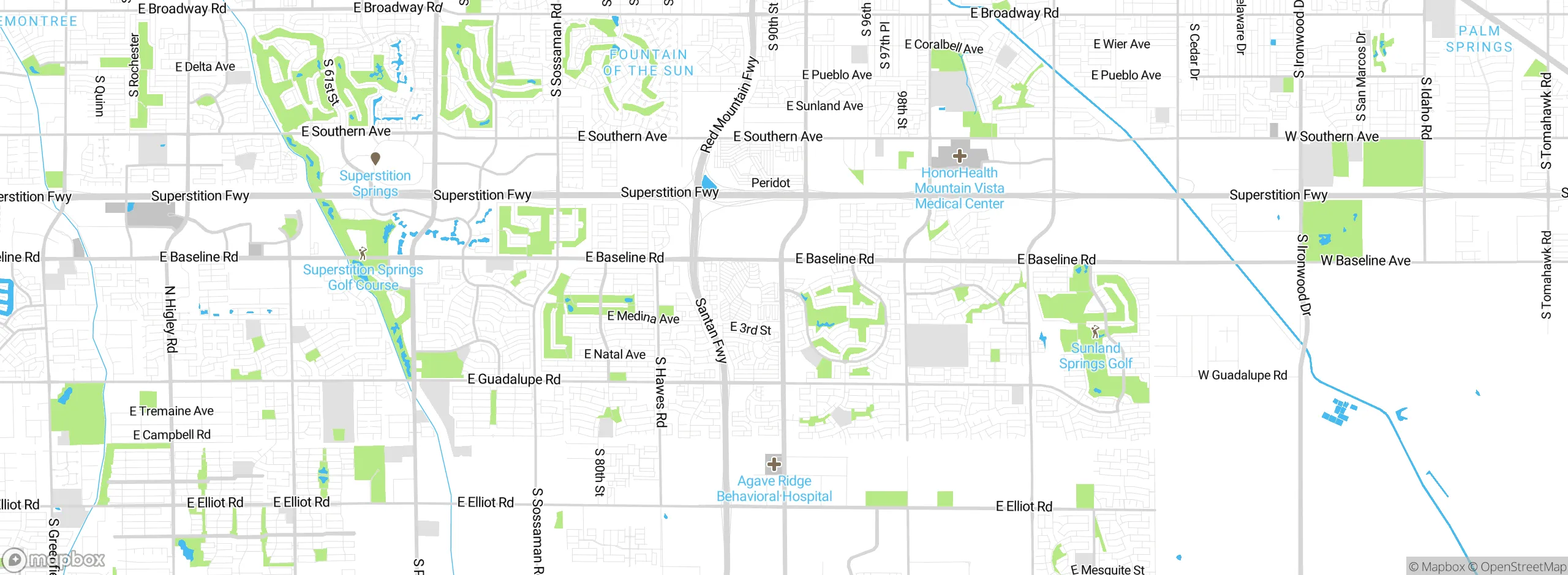 Map showing approximate location