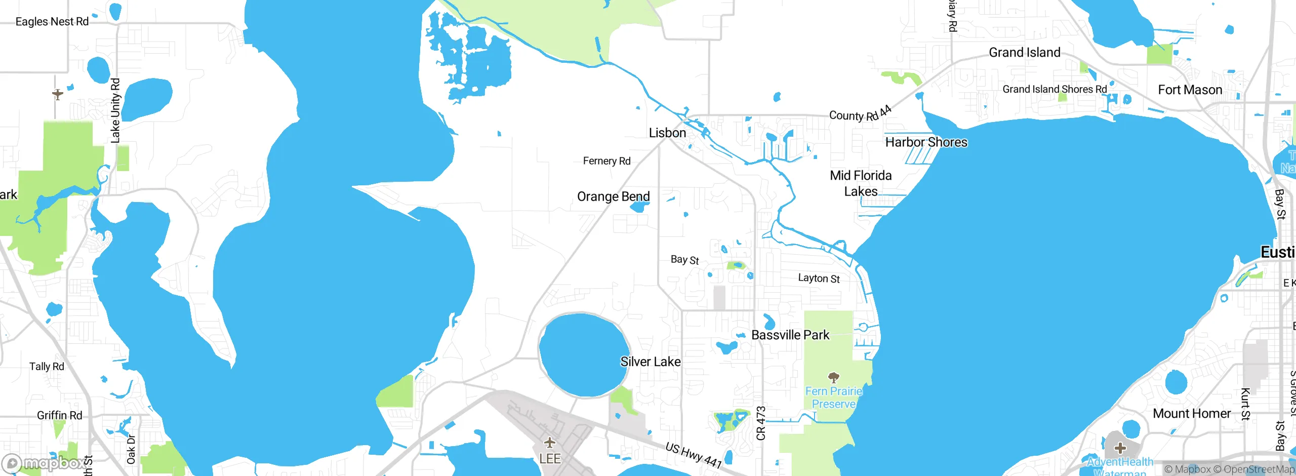 Map showing approximate location