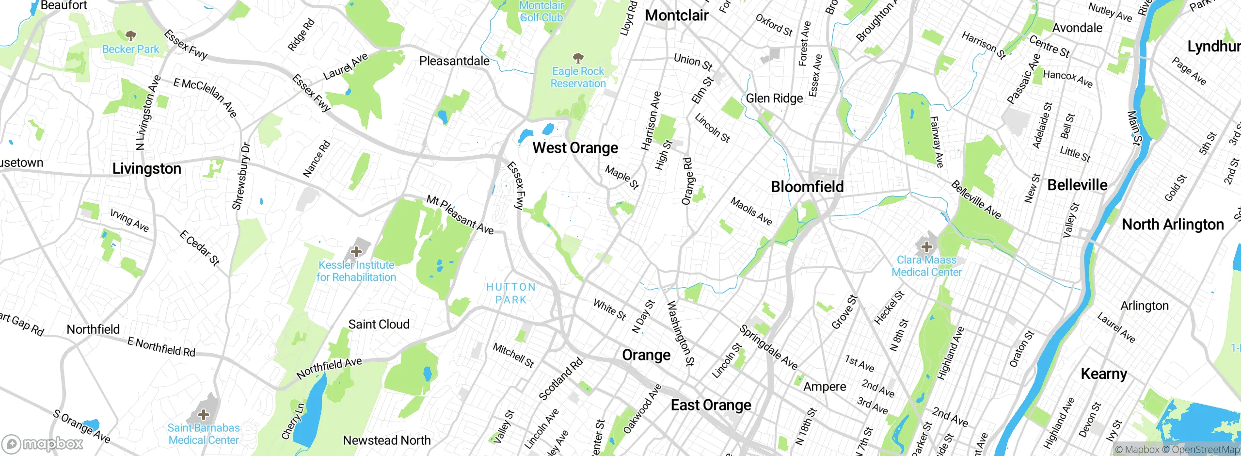 Map showing approximate location