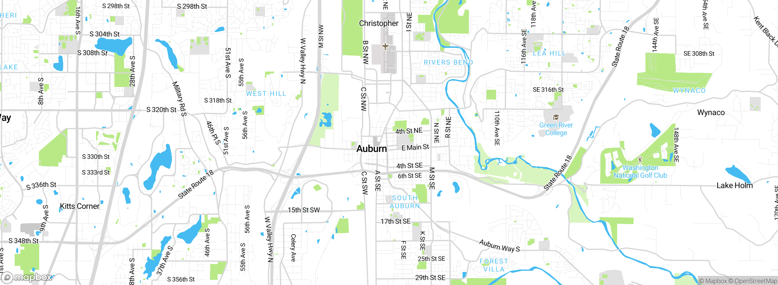 Map showing approximate location