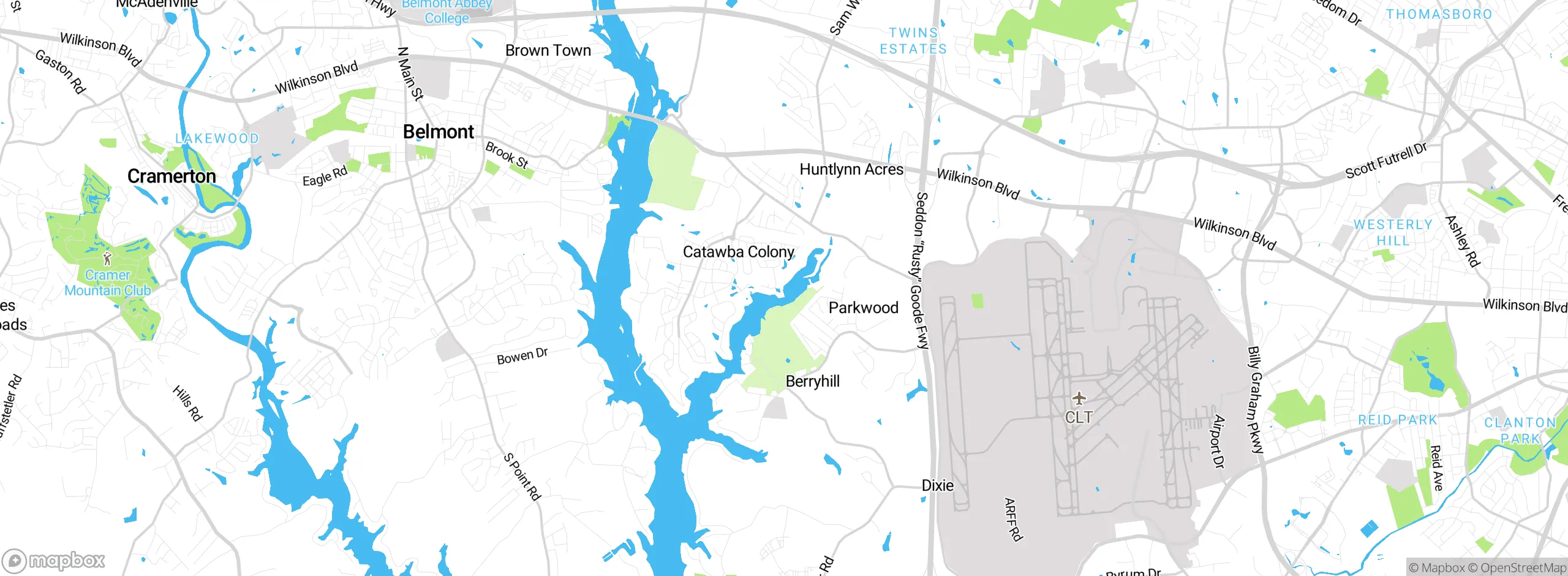 Map showing approximate location