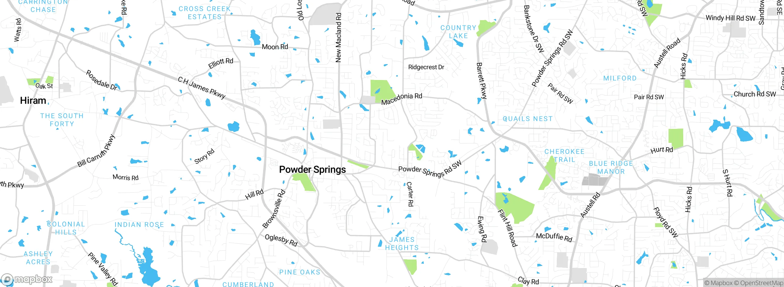 Map showing approximate location