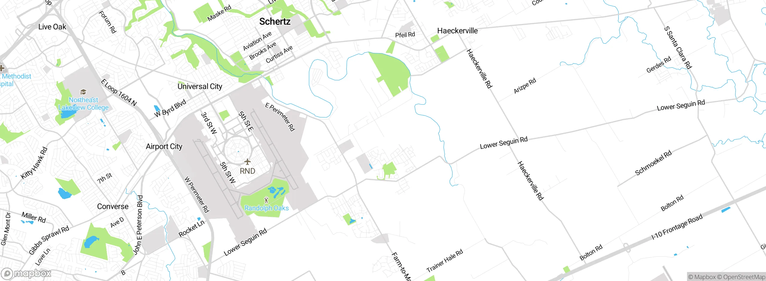 Map showing approximate location