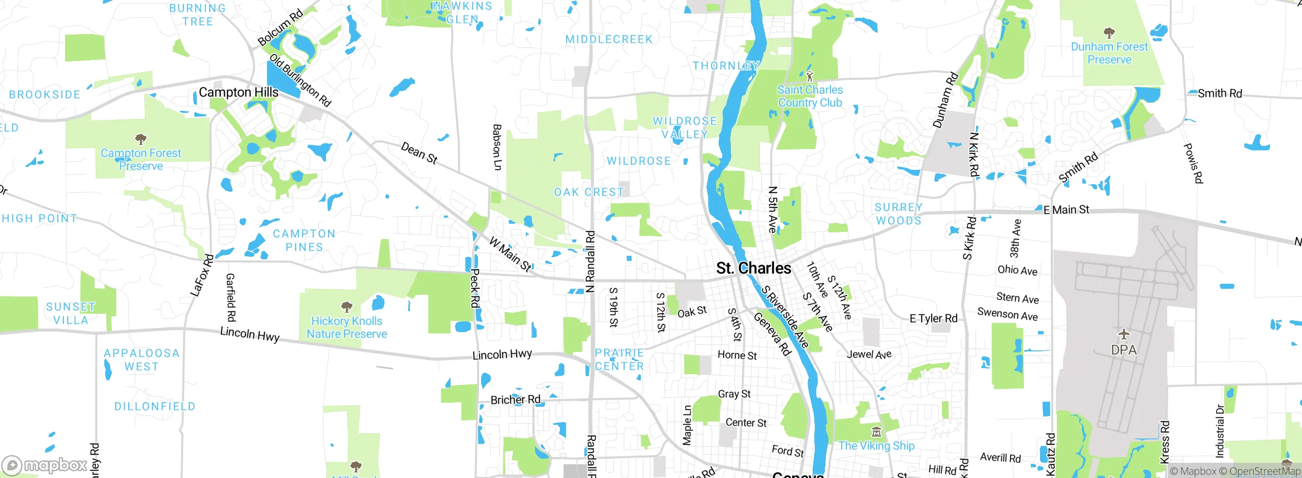 Map showing approximate location