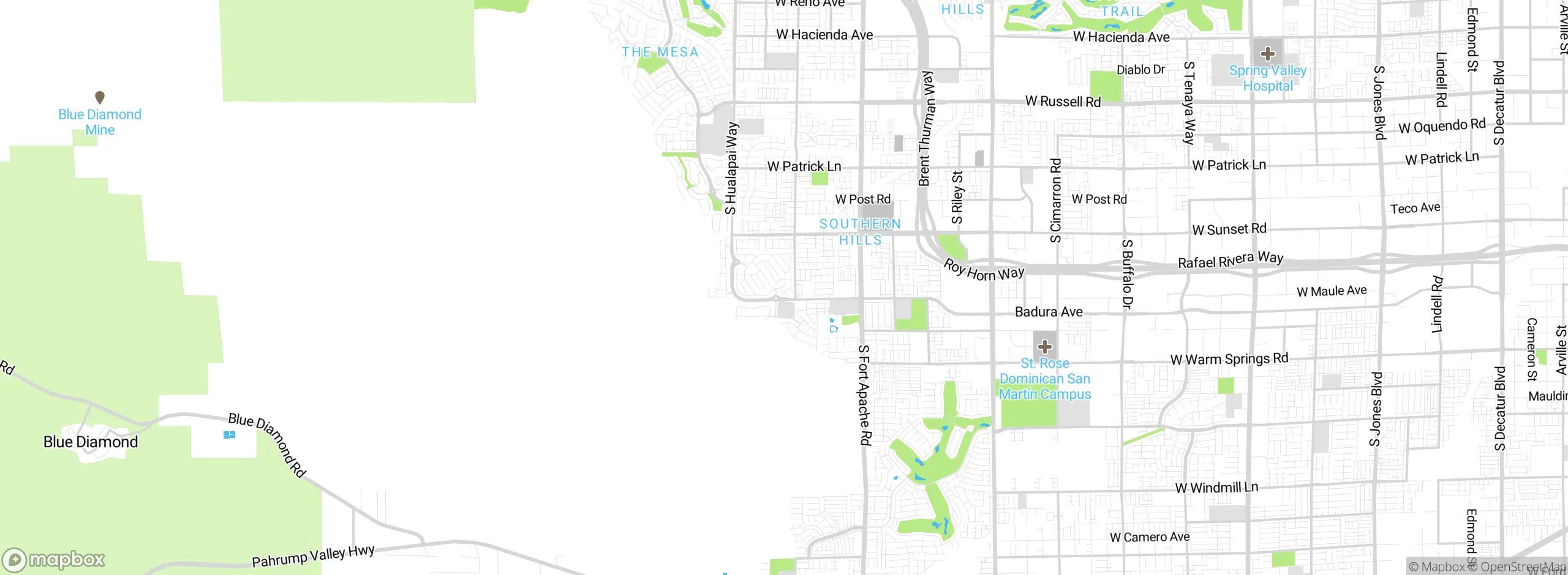 Map showing approximate location