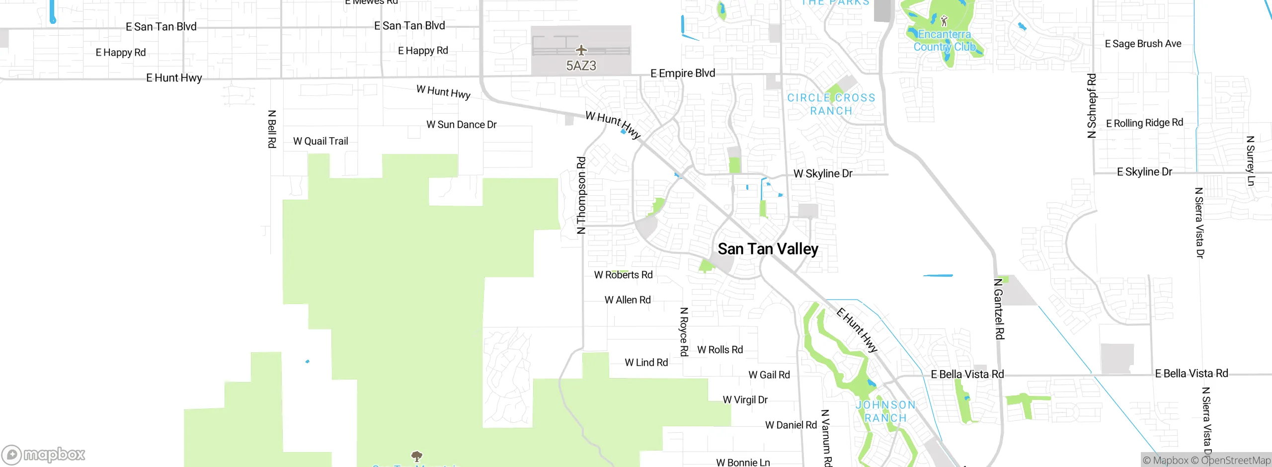 Map showing approximate location