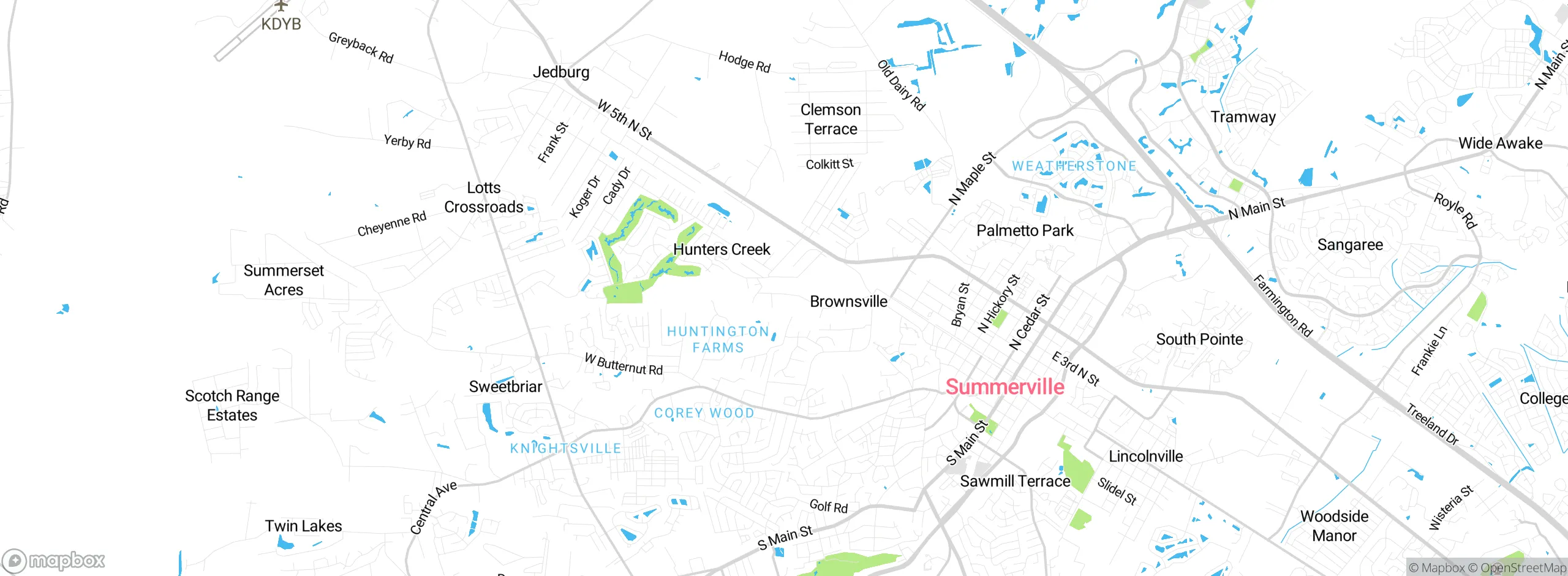 Map showing approximate location