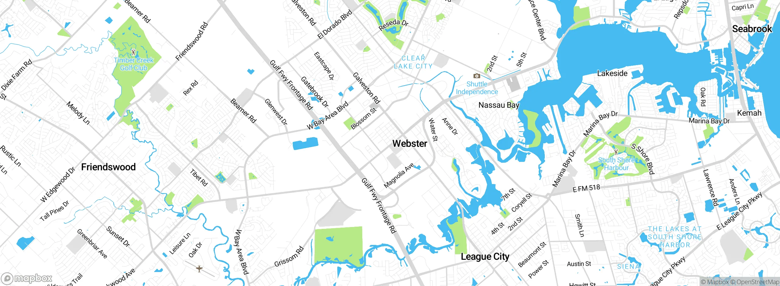 Map showing approximate location