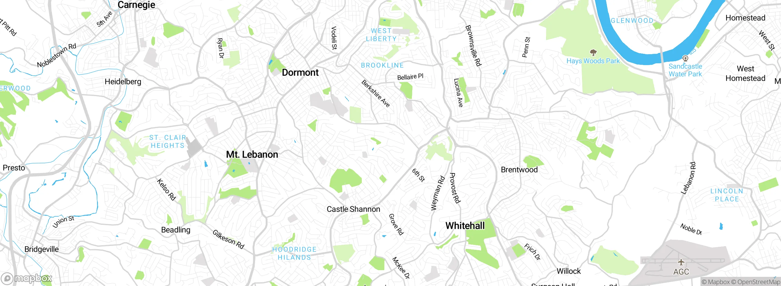 Map showing approximate location