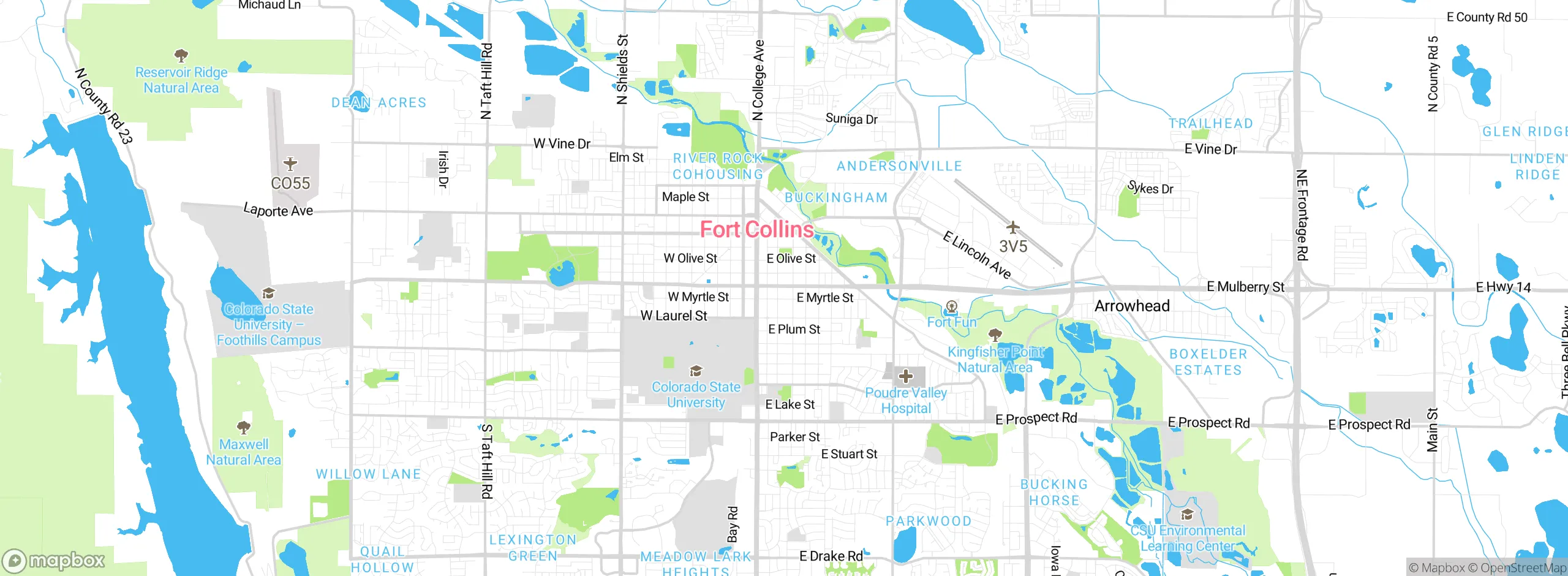 Map showing approximate location