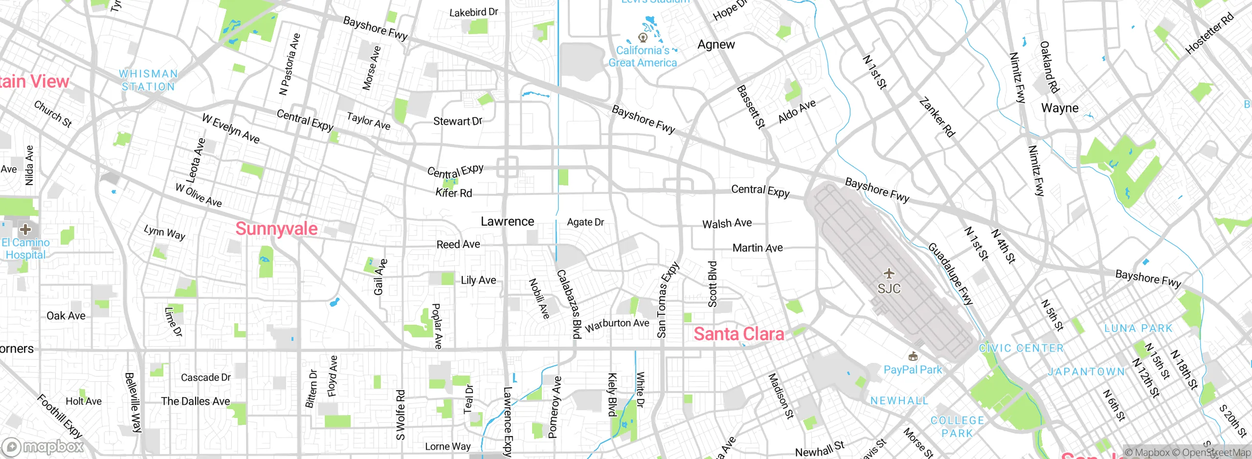 Map showing approximate location