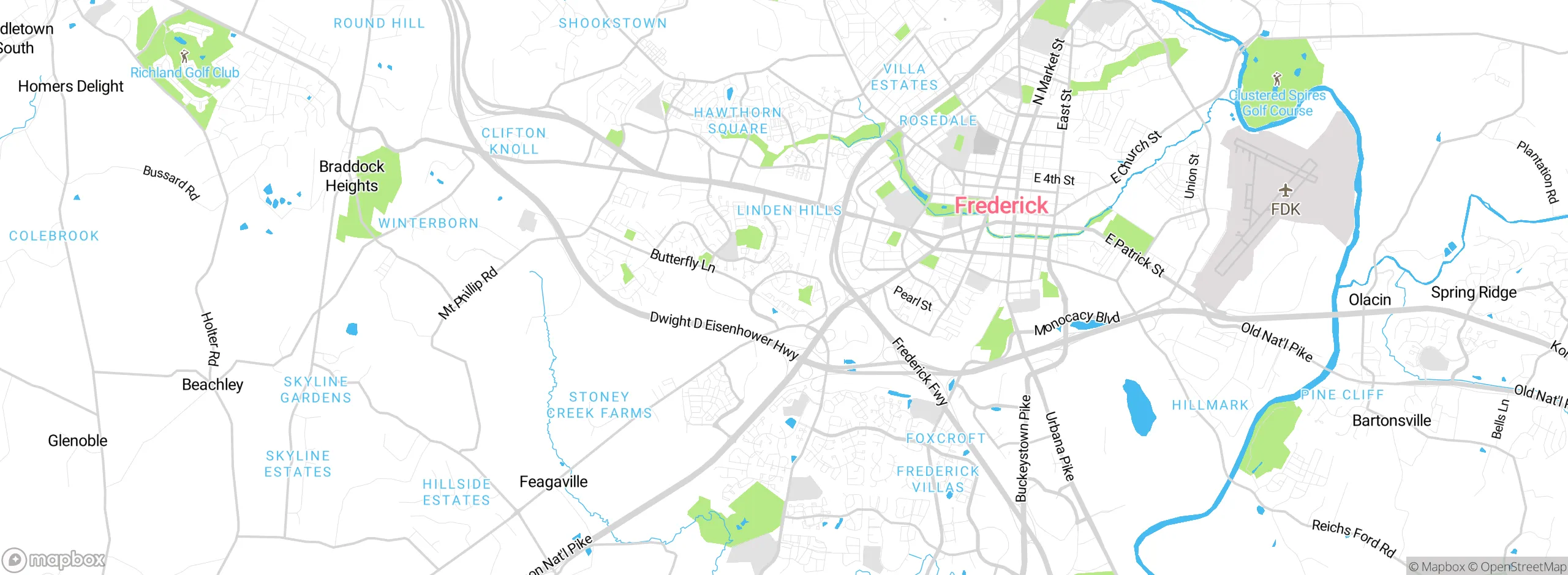 Map showing approximate location