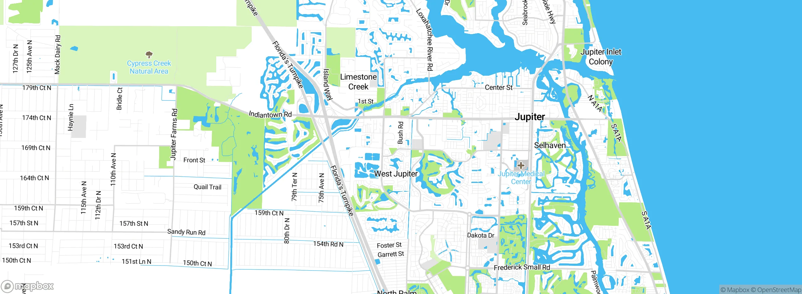 Map showing approximate location