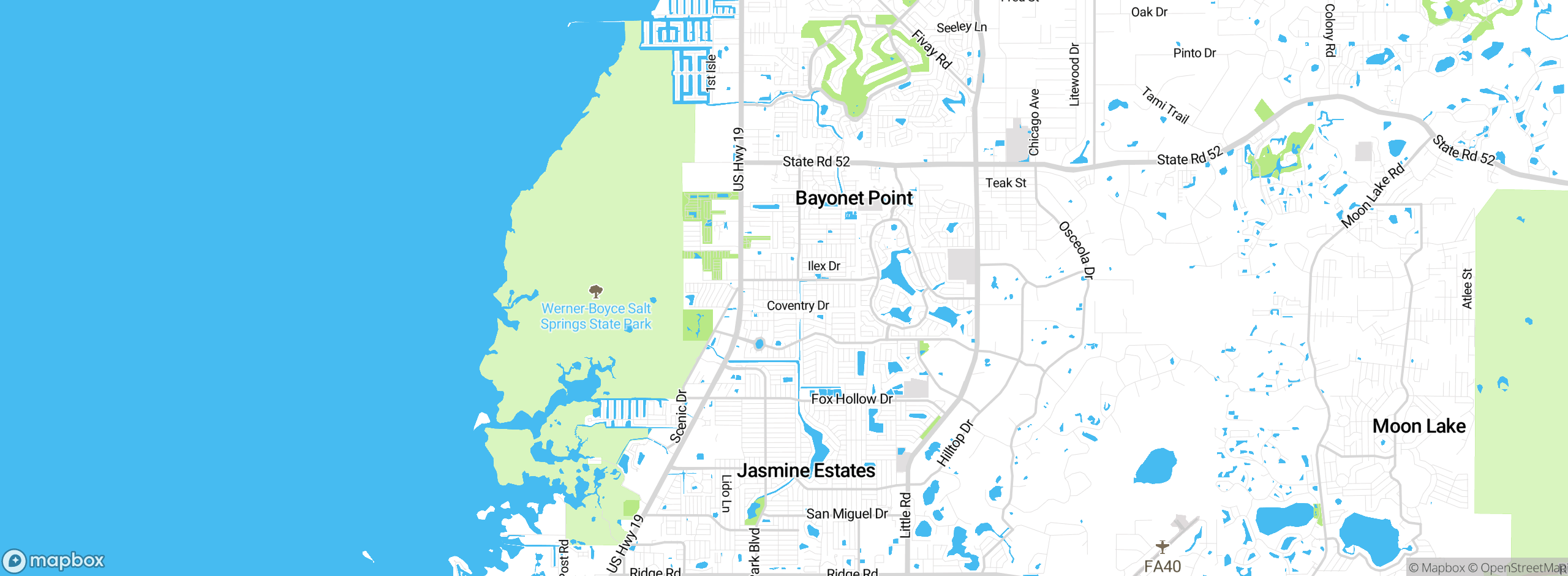 Map showing approximate location