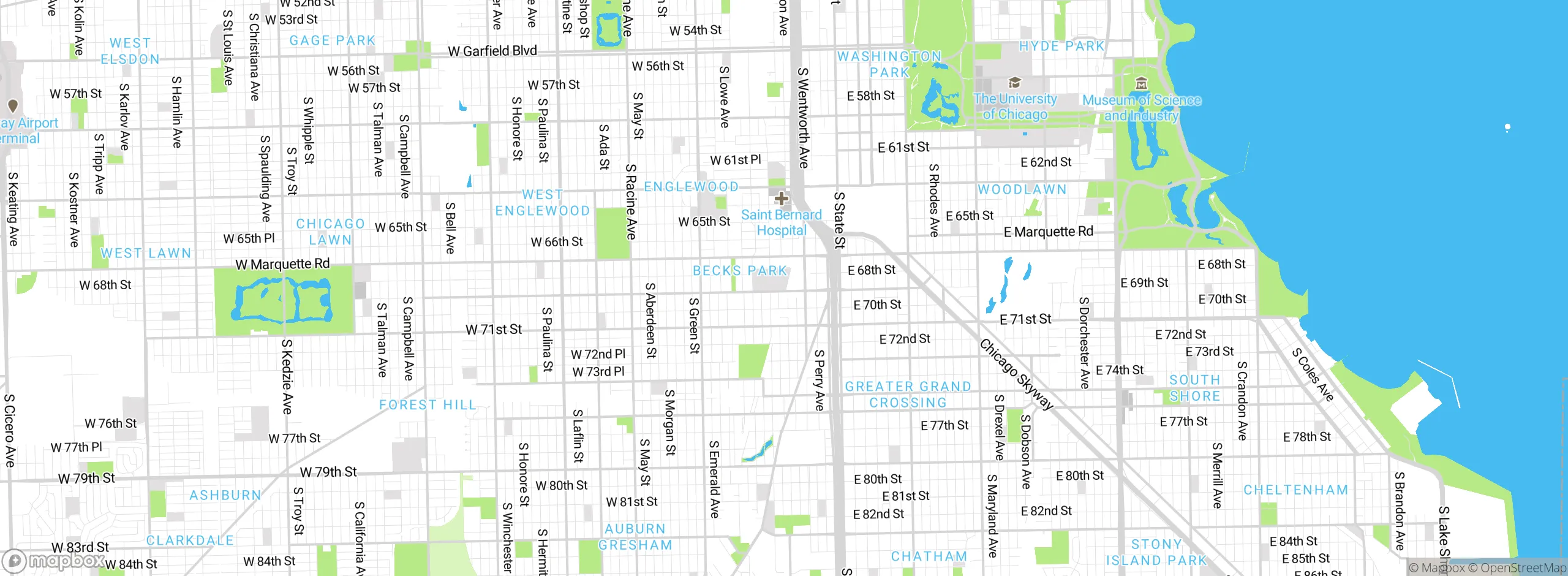 Map showing approximate location