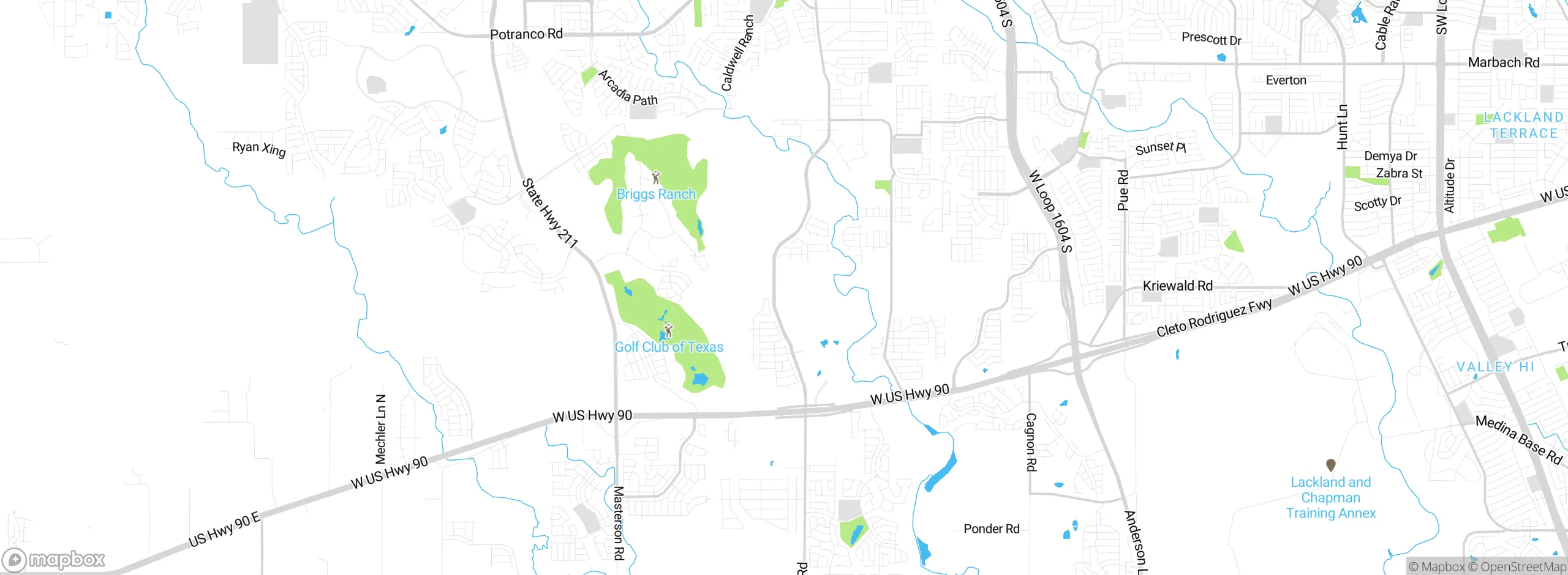 Map showing approximate location