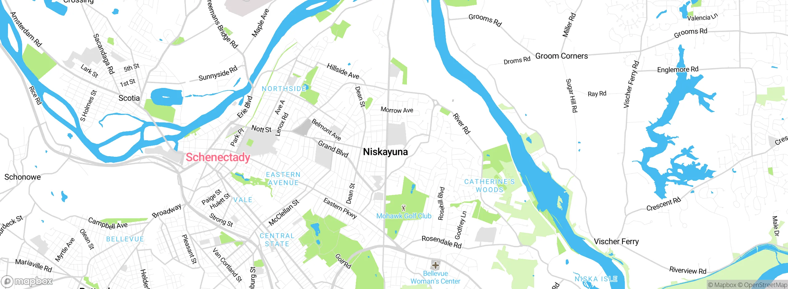 Map showing approximate location