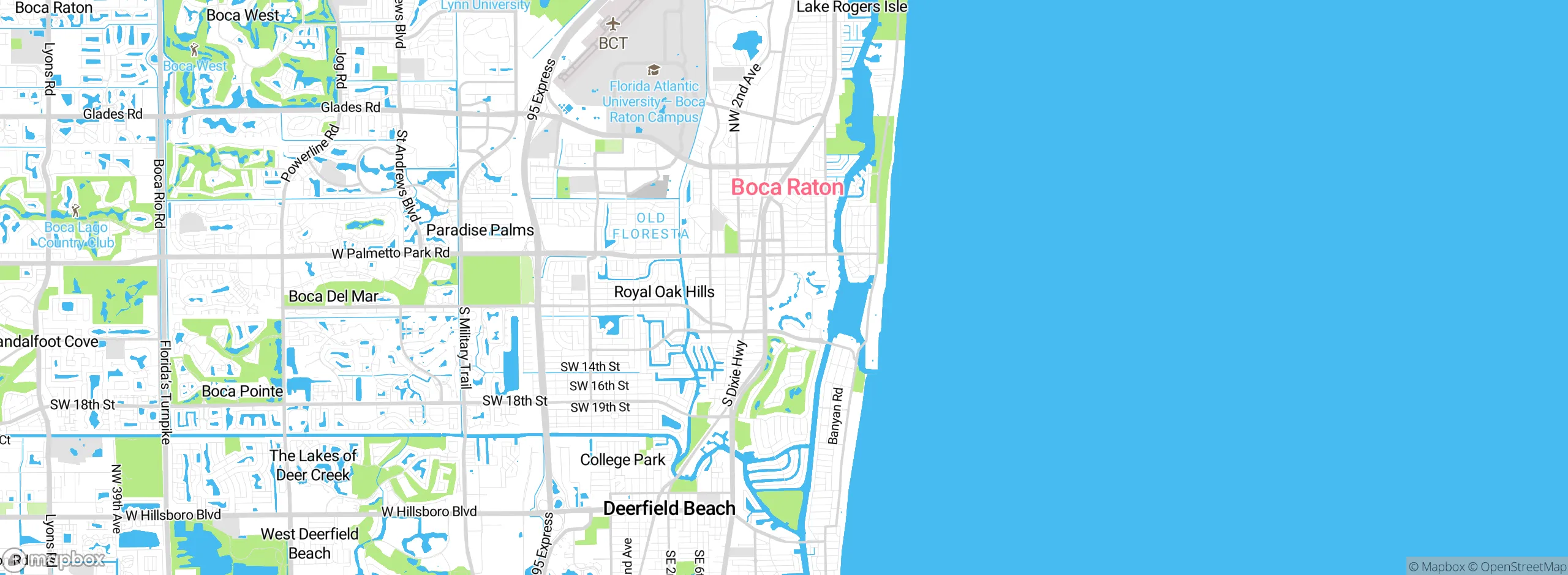 Map showing approximate location