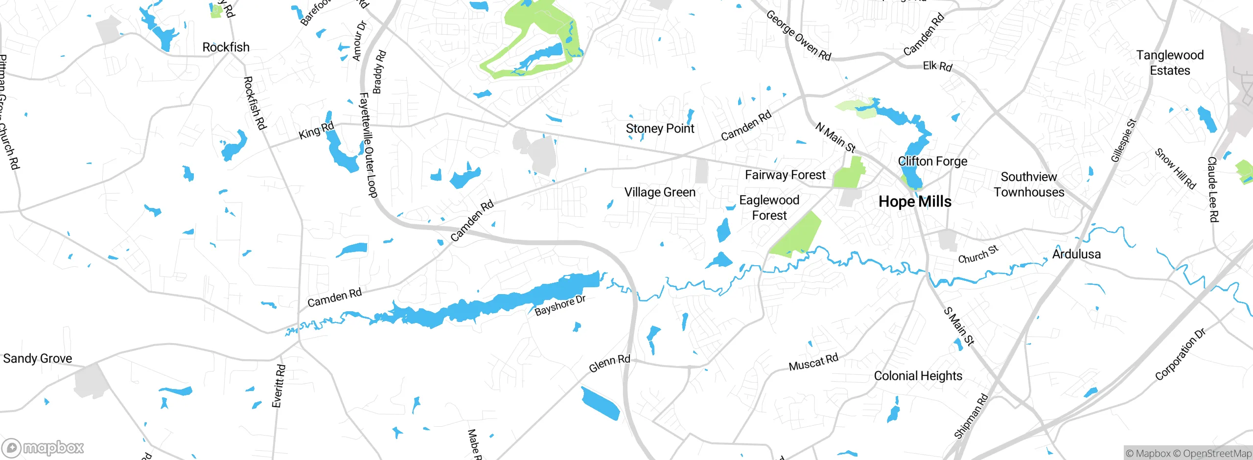 Map showing approximate location