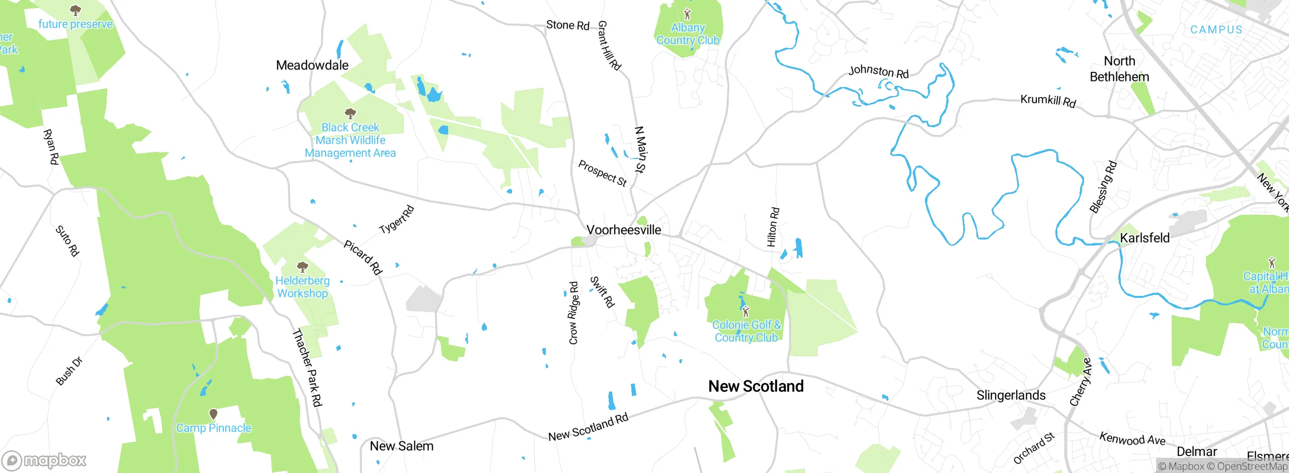 Map showing approximate location