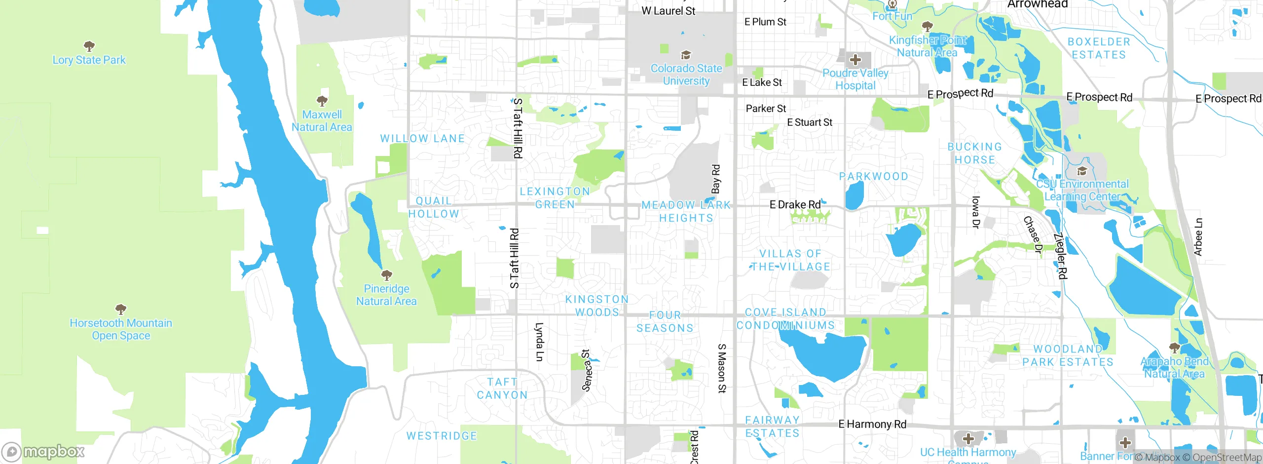 Map showing approximate location