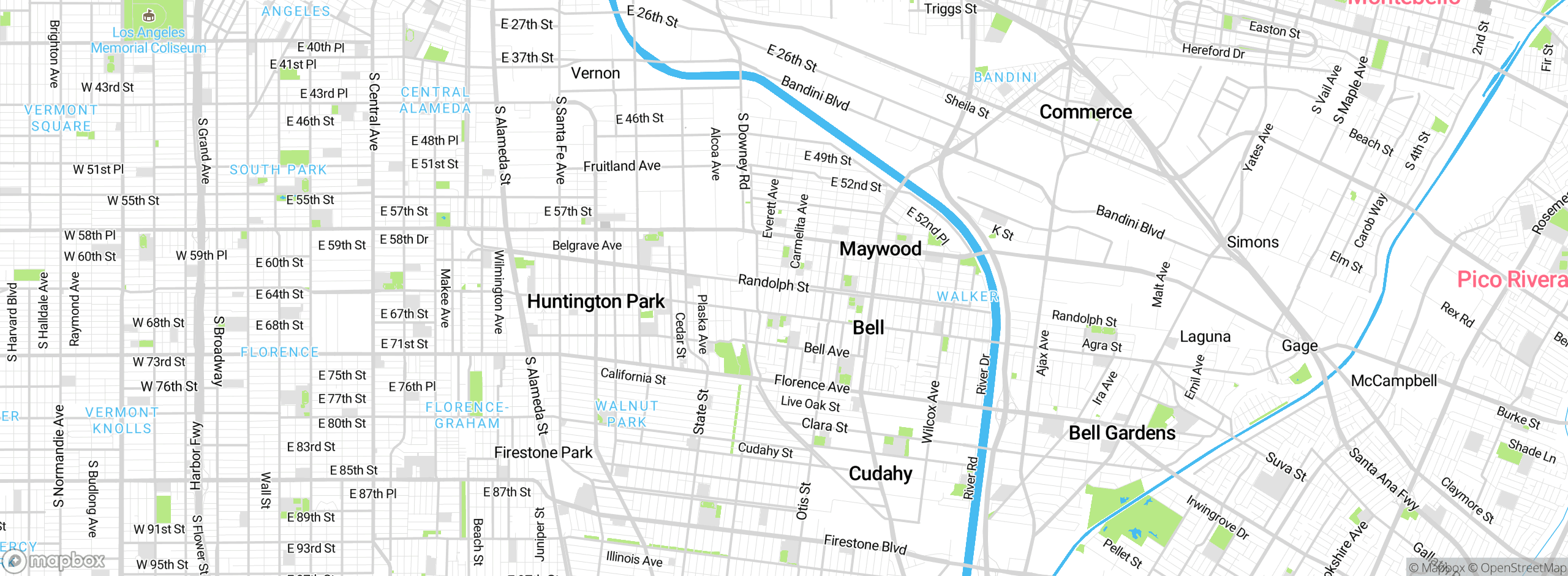 Map showing approximate location