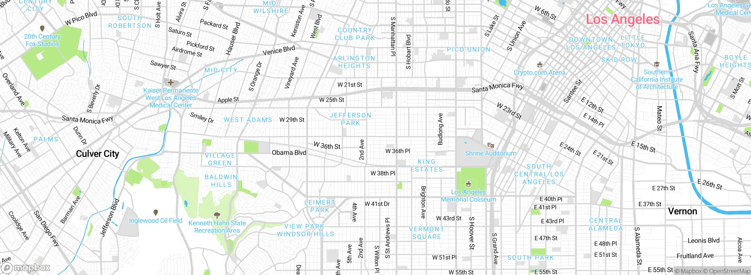 Map showing approximate location