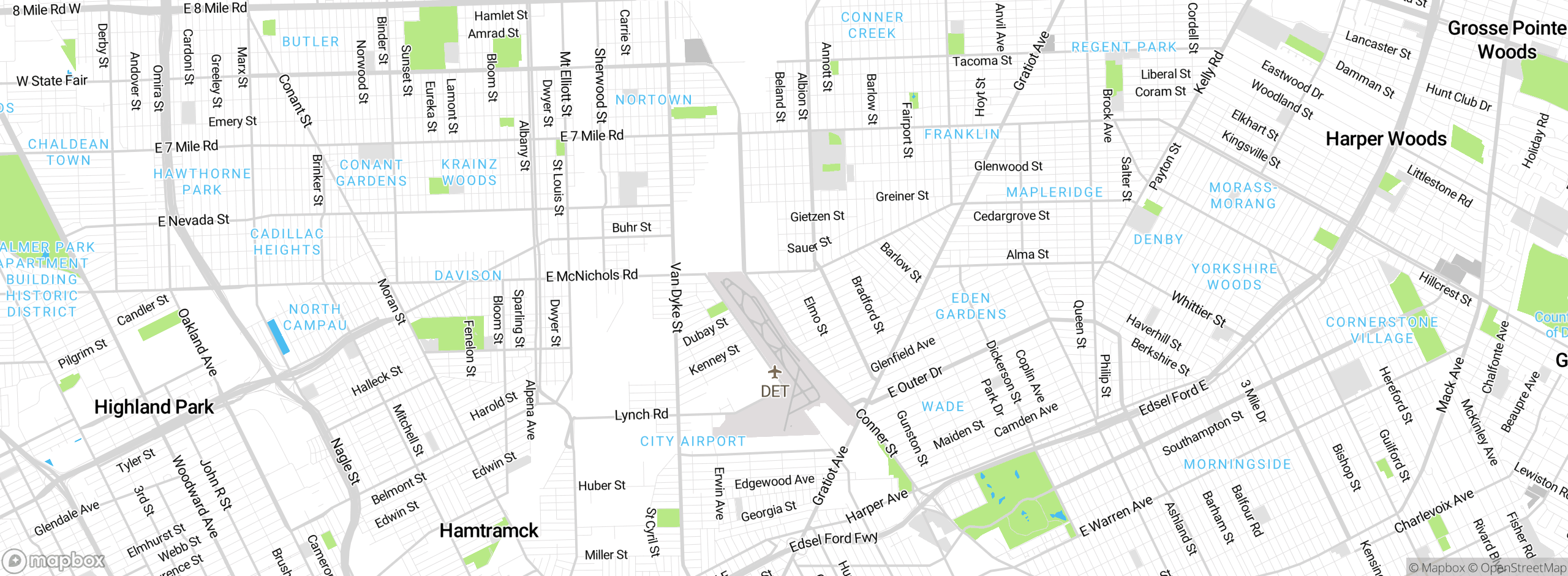 Map showing approximate location