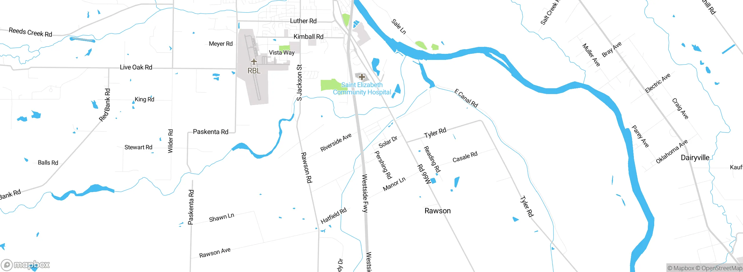 Map showing approximate location