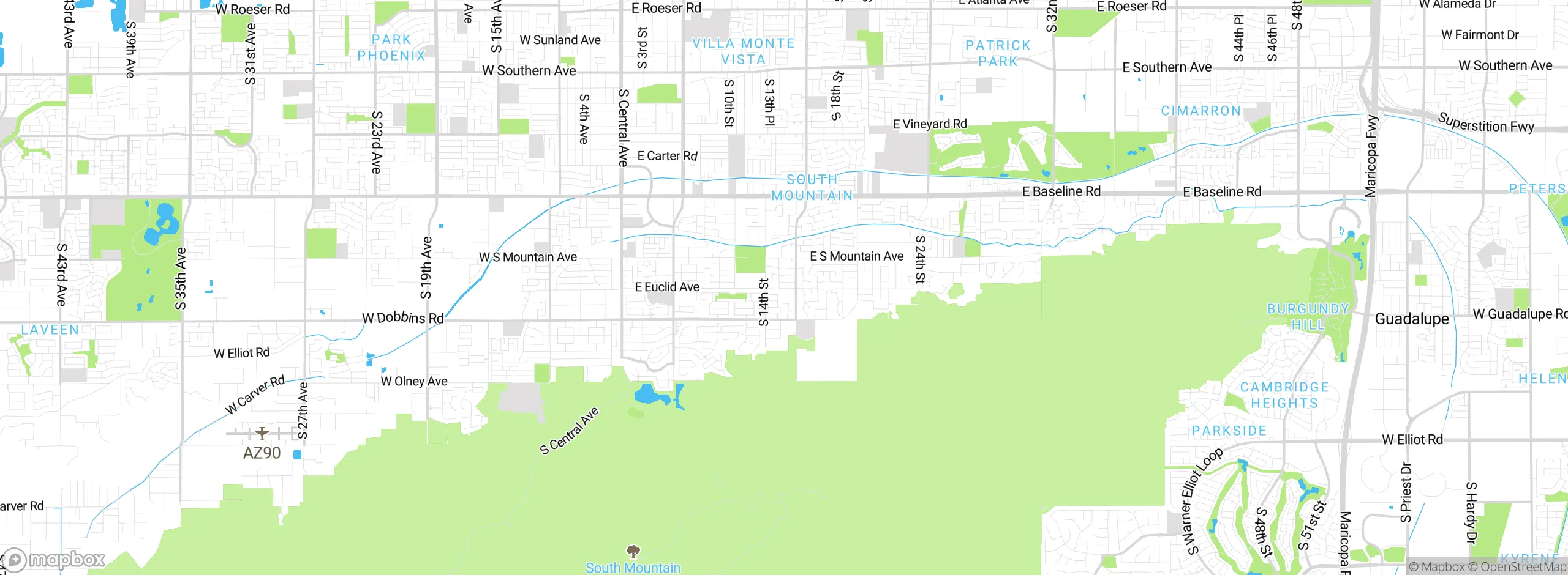 Map showing approximate location