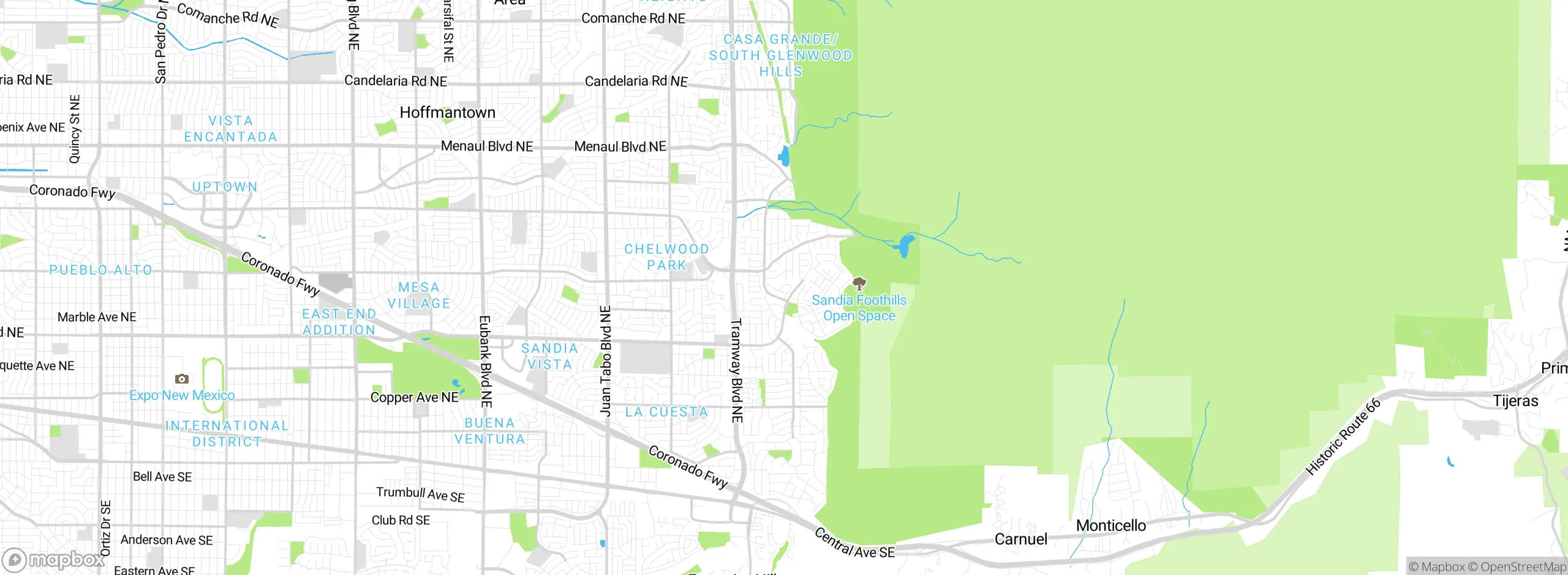Map showing approximate location