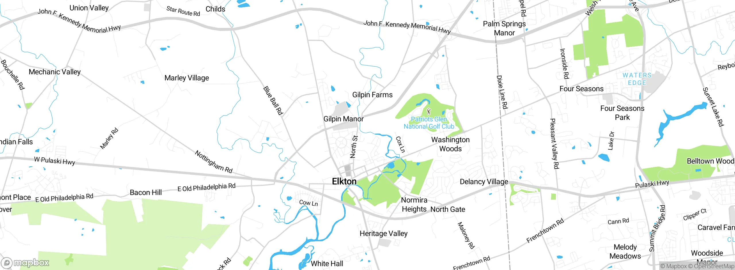 Map showing approximate location