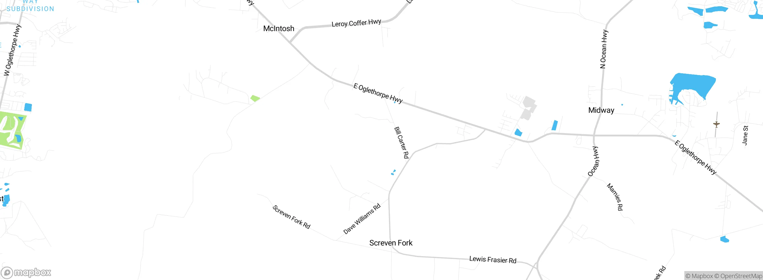 Map showing approximate location