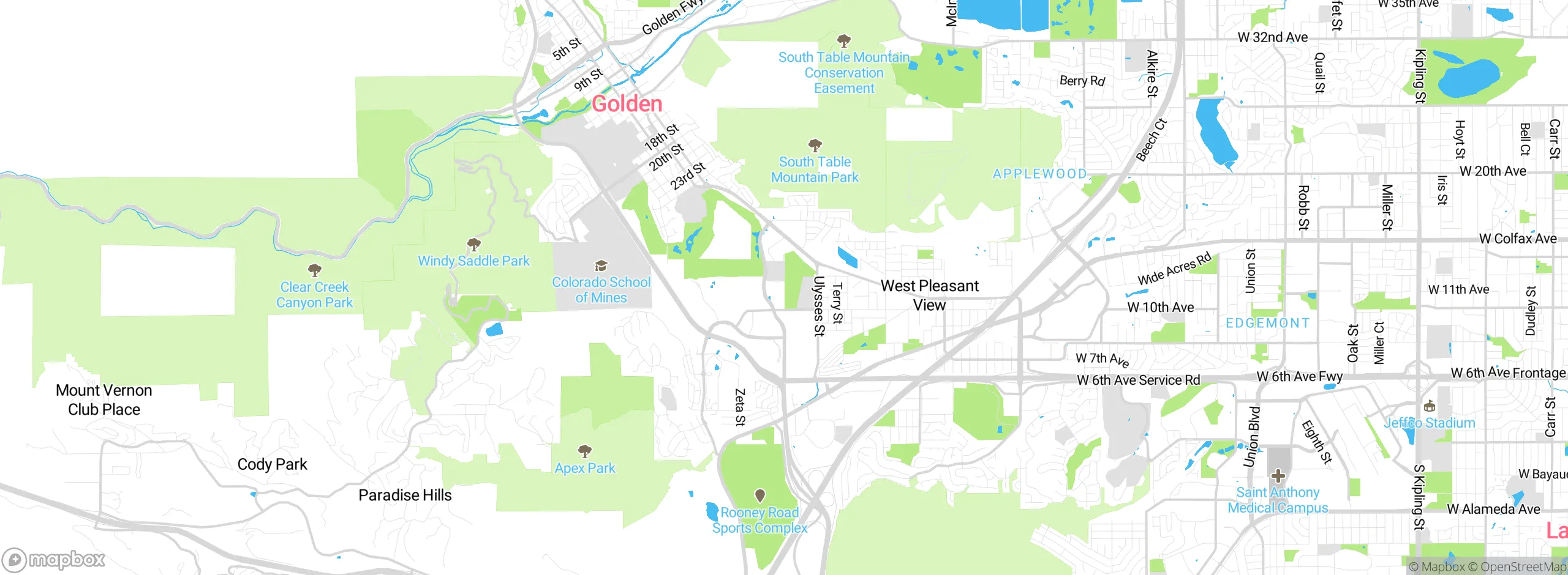 Map showing approximate location