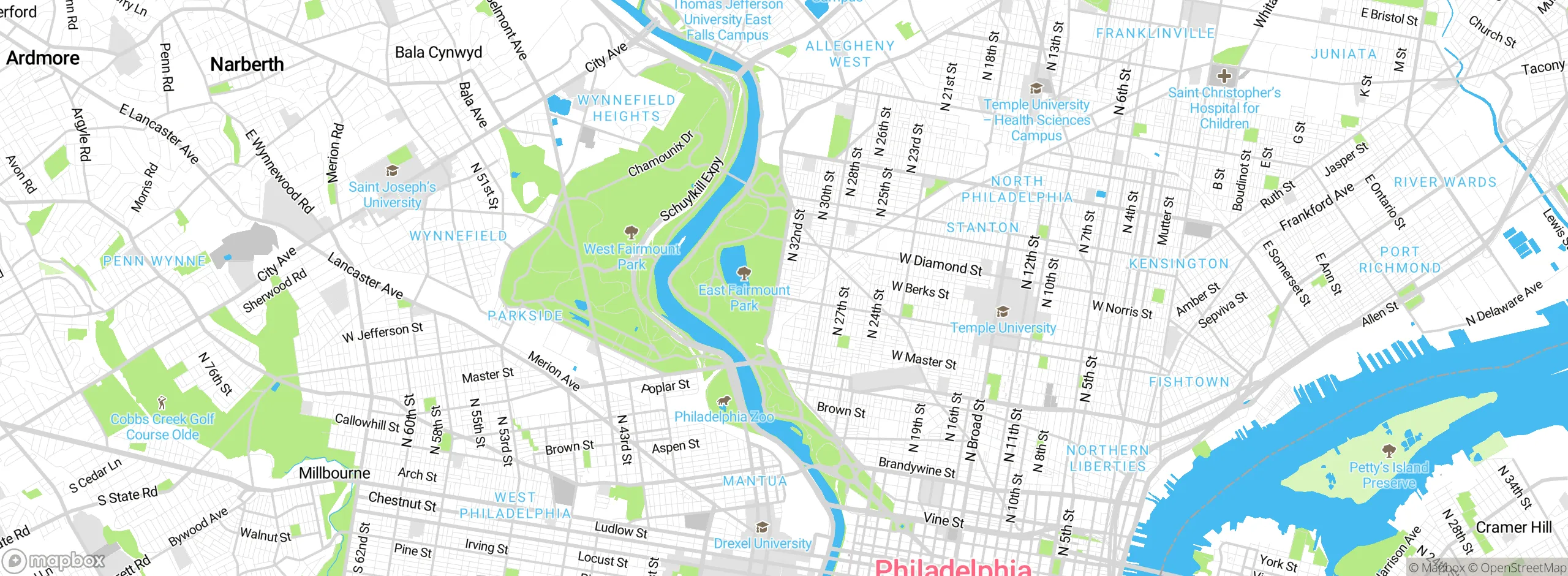 Map showing approximate location