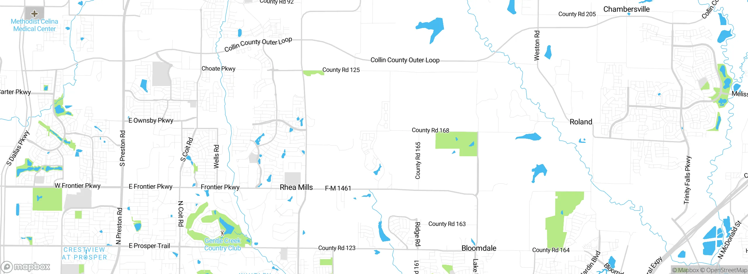 Map showing approximate location
