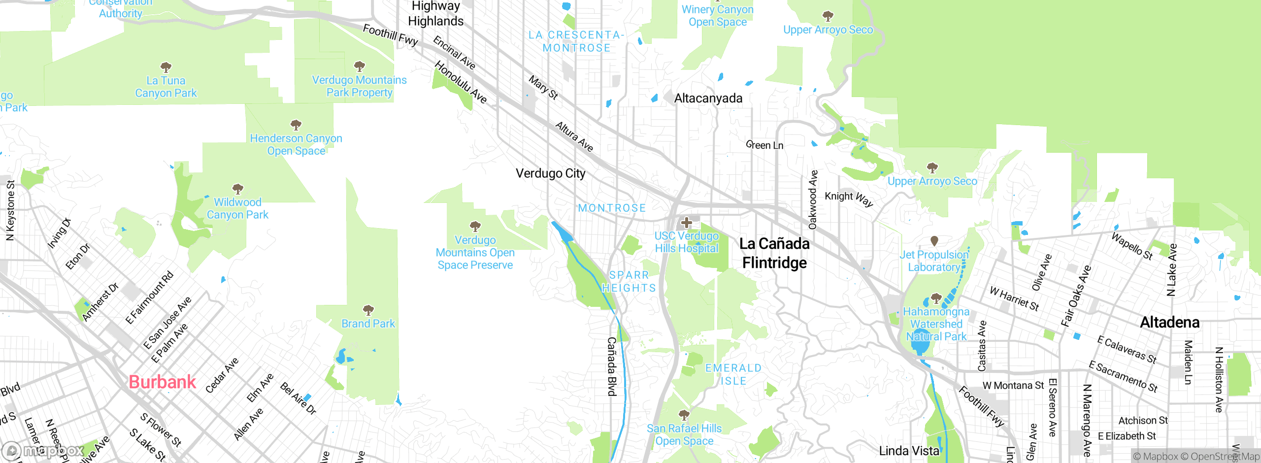 Map showing approximate location
