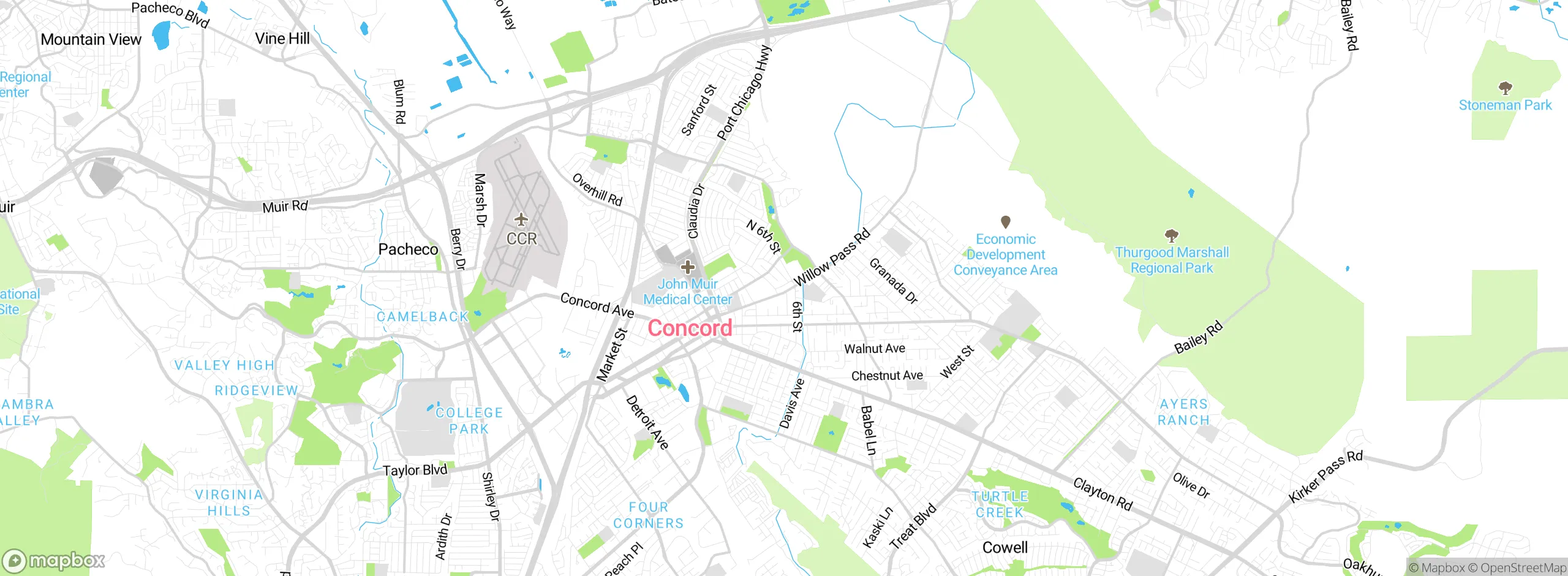 Map showing approximate location