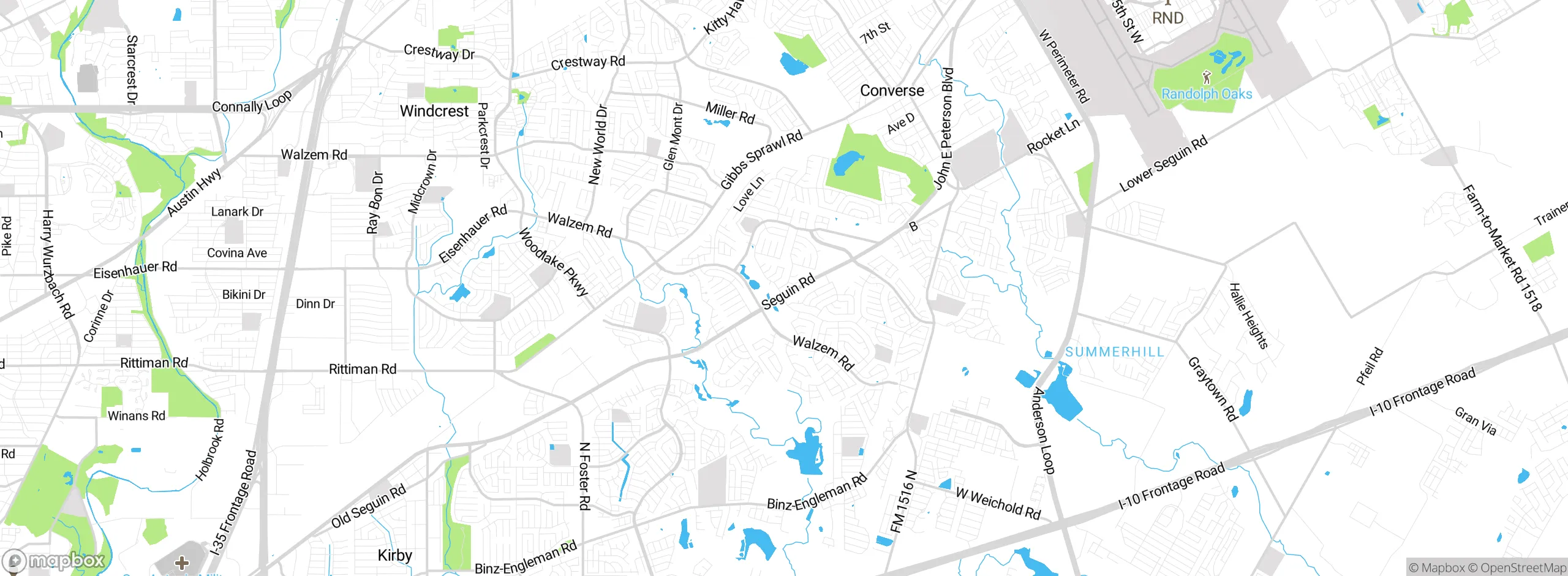 Map showing approximate location
