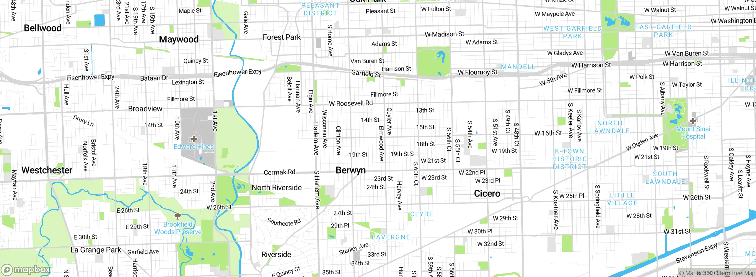 Map showing approximate location