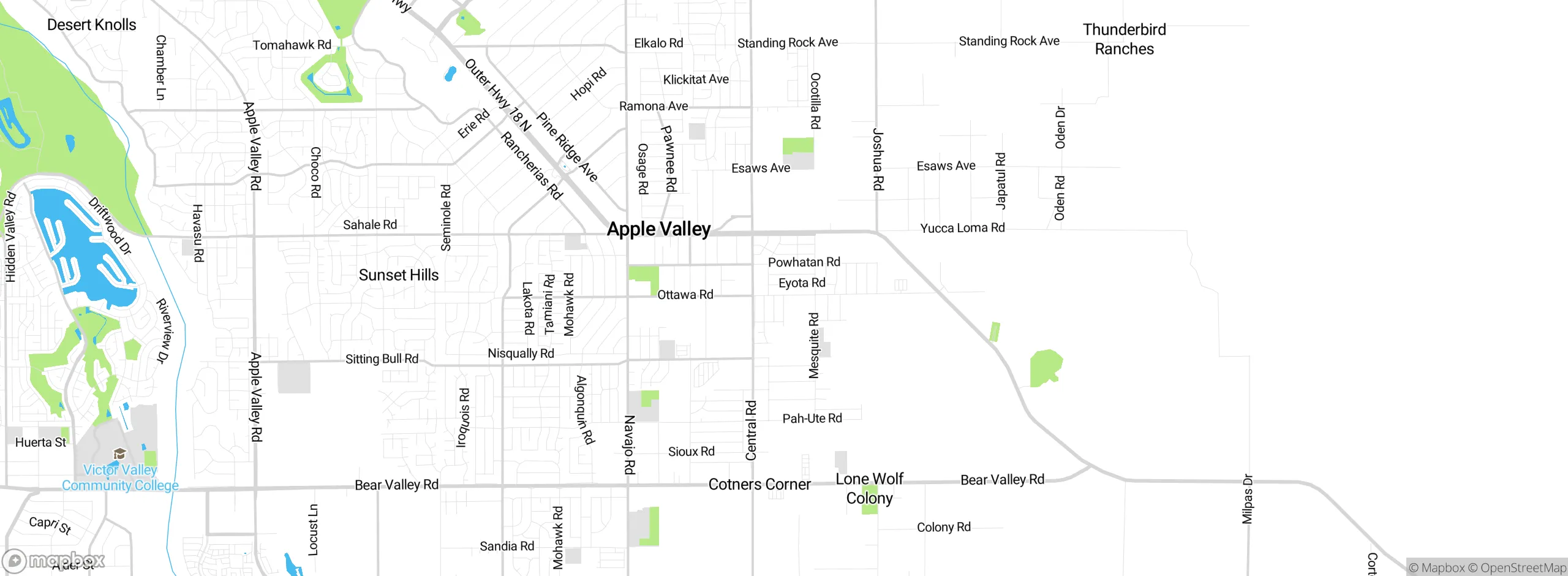 Map showing approximate location