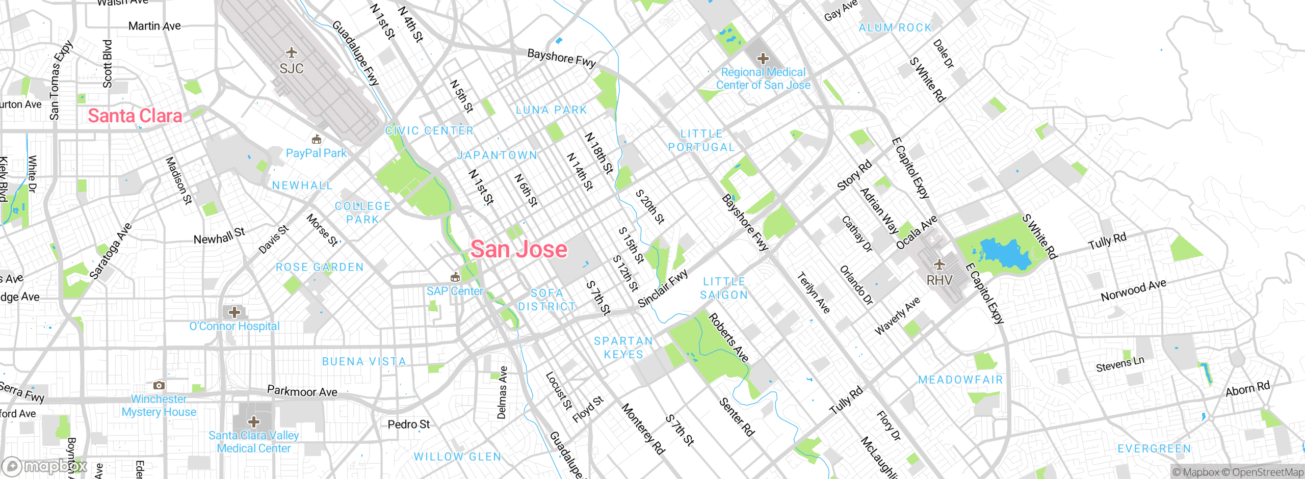 Map showing approximate location
